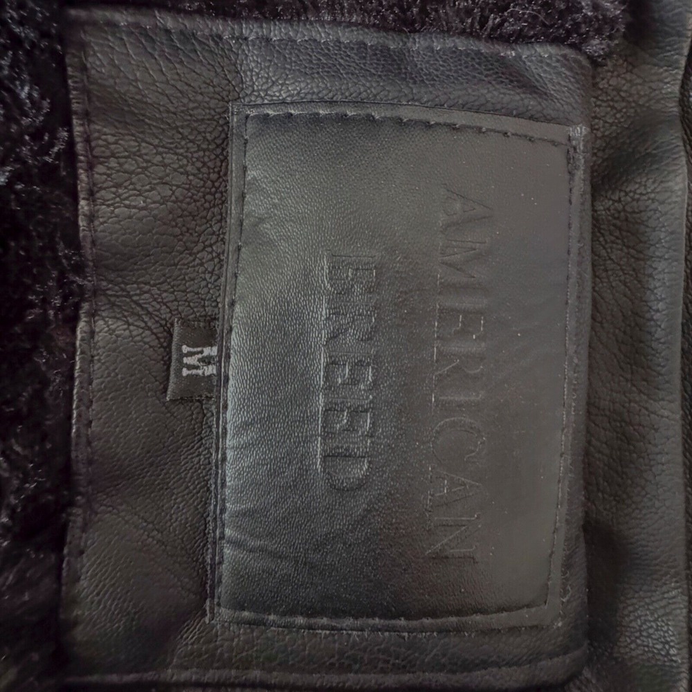 American Breed Men's black Faux Jacket - Picture 5 of 5
